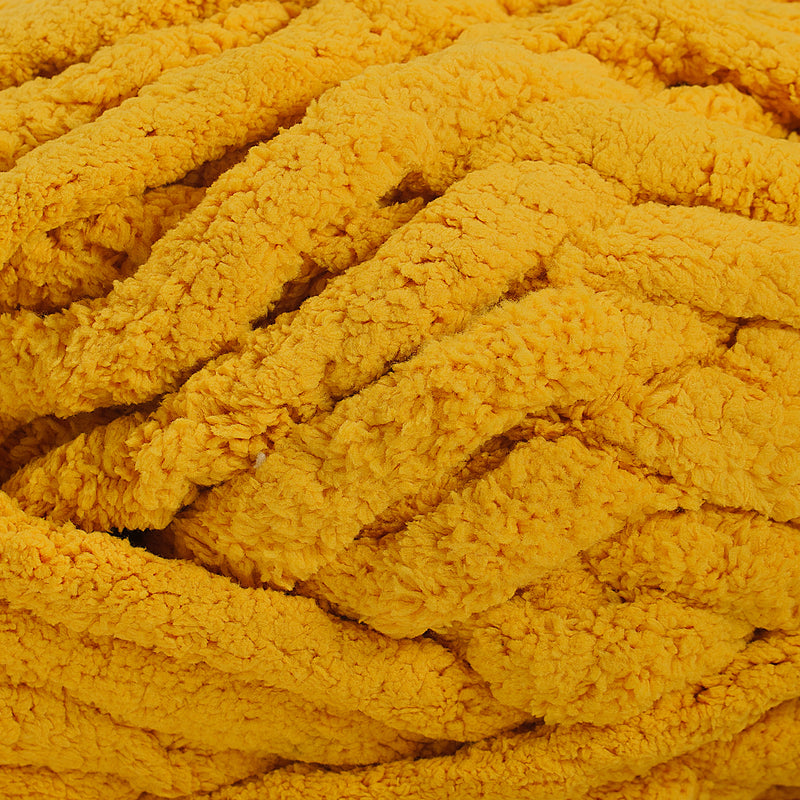 20mm Chunky Chenille Yarn - Sun Color