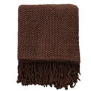 GobekUsa Knitted Leisure Blanket Throw - Cozy Sofa Cover and Bed End Towel with Tassels