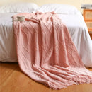 GobekUsa Cozy Knitted Sofa Blanket - Winter Home Office Nap Comfort