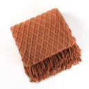 GobekUsa Cozy Knitted Sofa Blanket - Winter Home Office Nap Comfort