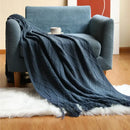 GobekUsa Cozy Knitted Sofa Blanket - Winter Home Office Nap Comfort