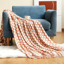 GobekUsa Cozy Knitted Sofa Blanket - Winter Home Office Nap Comfort