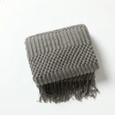 GobekUsa Cozy Knitted Sofa Blanket - Winter Home Office Nap Comfort