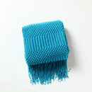 GobekUsa Cozy Knitted Sofa Blanket - Winter Home Office Nap Comfort