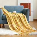 GobekUsa Cozy Knitted Sofa Blanket - Winter Home Office Nap Comfort