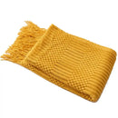 GobekUsa Cozy Knitted Sofa Blanket - Winter Home Office Nap Comfort