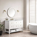 James Martin Breckenridge 48" Single Bathroom Vanity, Bright White