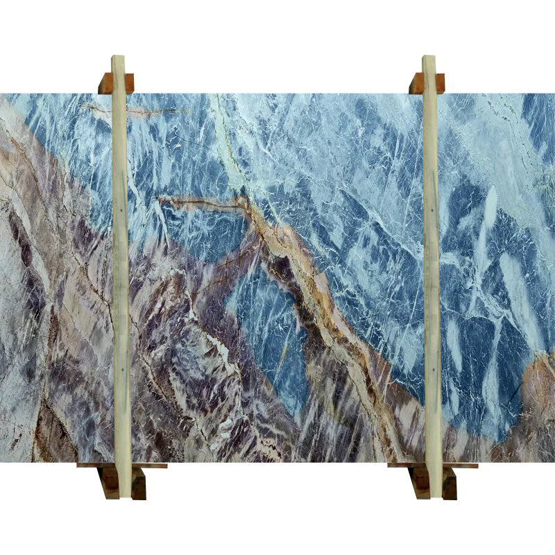 Cielo Marrone Bookmatching Marble Slab