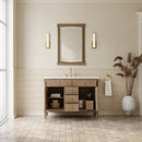 James Martin Kinnsden 48" Single Bathroom Vanity, Weathered Oak