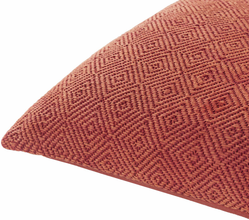 Ichtegem Dark Coral Pillow Cover