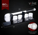 Golf Whiskey Decanter and 4 Liquor Glasses