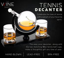 Tennis Whisky Decanter Premium Barware Gift Elegant Drinkware Collection by The Wine Savant