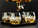 Wine & Whiskey Decanter Set 1100ml