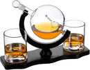 Tennis Whisky Decanter Premium Barware Gift Elegant Drinkware Collection by The Wine Savant