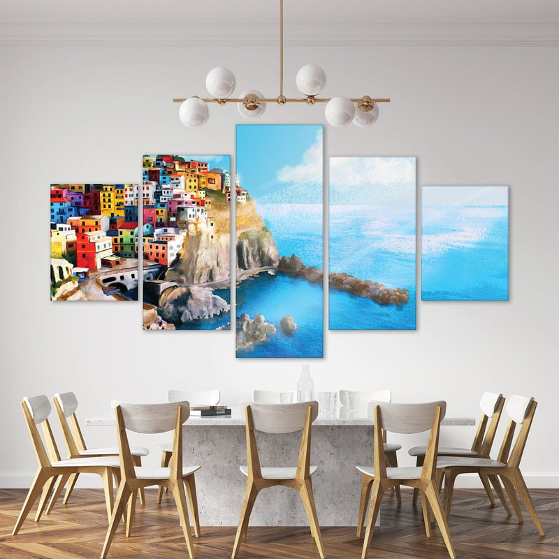 Cinque Terre Canvas - 5 Panel