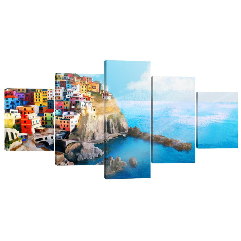 Cinque Terre Canvas - 5 Panel