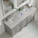 James Martin Brittany 72" Double Bathroom Vanity, Urban Gray