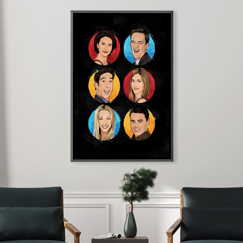 Circle of Friends Canvas