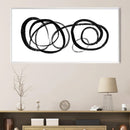 Circling Monochrome Canvas