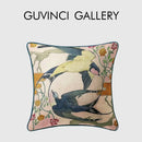 GobekUsa Circular Swallows Floral Pillow Covers - Spring 2023 Collection