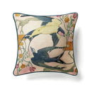 GobekUsa Circular Swallows Floral Pillow Covers - Spring 2023 Collection