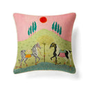 GobekUsa Circular Swallows Floral Pillow Covers - Spring 2023 Collection