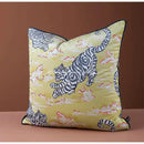GobekUsa Circus Horse Print Velvet Cushion Cover in Various Sizes