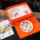 GobekUsa Circus Troup Kids Tableware Set - Plates, Bowls, Cup, Pot, Dish - Children's Gift