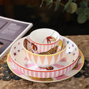 GobekUsa Circus Troup Kids Tableware Set - Plates, Bowls, Cup, Pot, Dish - Children's Gift