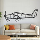 SR22 Metal Aircraft Wall Art - NCP0132 by Navigate Craft