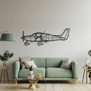 SR22 Metal Aircraft Wall Art - NCP0132 by Navigate Craft