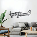 SR22 Metal Aircraft Wall Art - NCP0132 by Navigate Craft