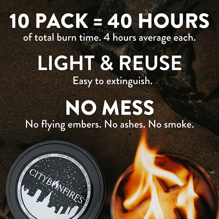 City Bonfire - 10 Pack