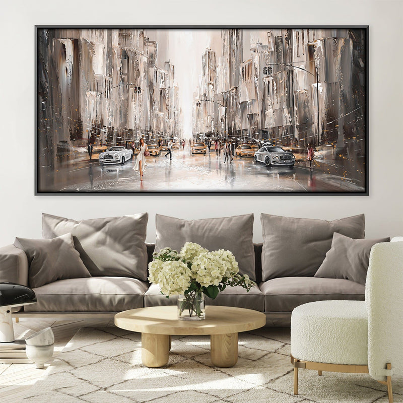 City Life, New York Canvas