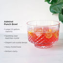 Admiral Crystal Punch Bowl by Viski