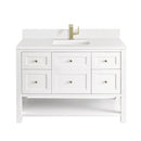 James Martin Breckenridge 48" Single Bathroom Vanity, Bright White