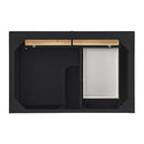 James Martin Lorelai 36" Single Bathroom Vanity, Black Onyx