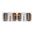 James Martin Breckenridge 72" Double Bathroom Vanity, Bright White