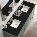 James Martin Chicago 72" Double Bathroom Vanity, Smokey Celadon