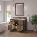 James Martin Bristol 48" Single Bathroom Vanity, Saddle Brown
