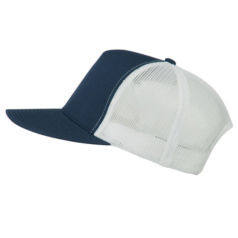 Classic 5 Panel Two Tone Mesh Trucker Snapback Cap