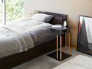 C Side Table (22" H)  - Steel + Wood
