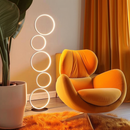 RGB Minimalist Circular Floor Lamp by EP Designlab LLC