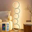 RGB Minimalist Circular Floor Lamp