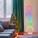 RGB Minimalist Circular Floor Lamp by EP Designlab LLC