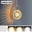 GobekUsa Clara - LED Crystal Glass Ball Pendant Lights for Indoor Lighting