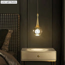 GobekUsa Clara - LED Crystal Glass Ball Pendant Lights for Indoor Lighting