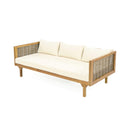 Alora Claremont 3-Seater Acacia Wood Daybed Sofa With Water-Resistant Cushions (SAK65773)