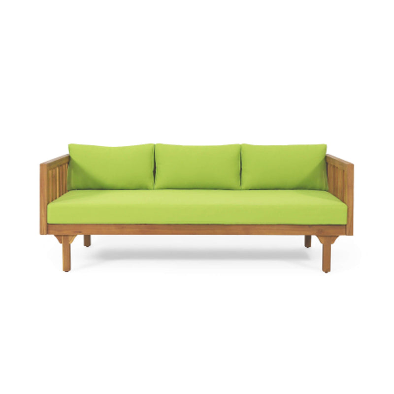 Claremont 3-Seater Acacia Wood Daybed Sofa With Water-Resistant Cushions (SAK65773)