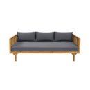 Alora Claremont 3-Seater Acacia Wood Daybed Sofa With Water-Resistant Cushions (SAK65773)